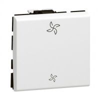 Logo Vv prog mosaic - pour cde directe de vmc - 2 mod - 10 ax - blanc antimicrobien 077027