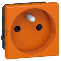 Logo Prise prog mosaic - 2p+t enjo orange antimicrobien - 2 mod 077117