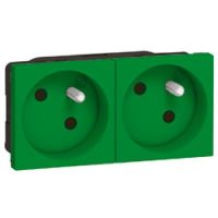 Logo Prise multi supports prog mosaic - 2x2p+t � 45� - 4 mod - enjo vert 077162