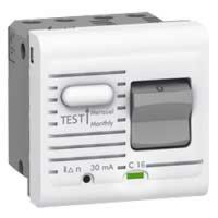 Logo Disjoncteur prog mosaic - diff�rentiel 1p+n - 230v~ - 10 a - 10 ma- 2 mod- blanc 077533