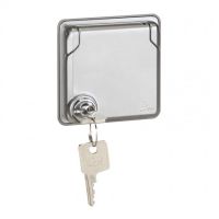 Logo Prise std fran�ais 2p+t � volet verrouill� ip55 - 16a - 250v - prog soliroc-ik10 077833