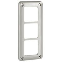 Logo Plaque ik 10 - programme soliroc - 3 postes - 110 x 252 mm - montage horiz/vert 077853