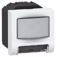 Logo Indicateur lumineux d' obstacles prog mosaic - 2 mod - blanc 078511