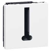 Logo Prise t�l�phone prog mosaic - 8 contacts - 2 mod - blanc 078738