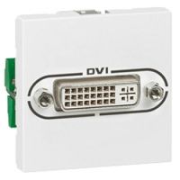 Logo Prise audio vid�o programme mosaic - dvi-i - 2 modules - blanc 078771