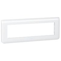 Logo Plaque programme mosaic - 8 modules - horizontal - blanc 078818