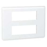 Logo Plaque programme mosaic - 2x6 modules - blanc 078836