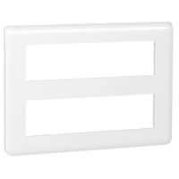 Logo Plaque programme mosaic - 2x8 modules - blanc 078837