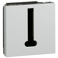 Logo Prise t�l�phone - programme mosaic - 8 contacts - 2 modules - alu 079238