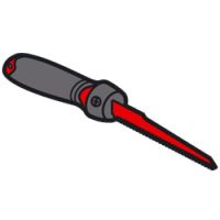 Logo Scie � guichet - pour bo�te batibox cloison s�che 080066