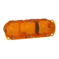 Logo Bo�te multimat�riaux batibox - 3 postes - 6/8 mod - vert/horiz - prof. 40 080103