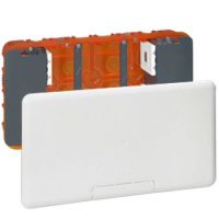 Logo Bo�tier batibox multim�dia - 2 x 5 modules maxi - 285 x 142 mm 080195