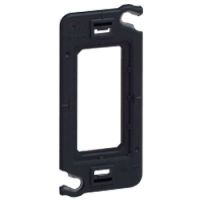 Logo Support pour fixation � vis batibox - pour poste �troit - 1 mod 080250