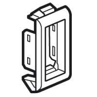 Logo Support pour parois minces batibox - pour prog mosaic - 1 mod - blanc 080290