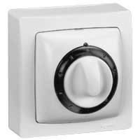 Logo Inter temporis� sans neutre � voyant appareillage saillie complet - blanc 086062