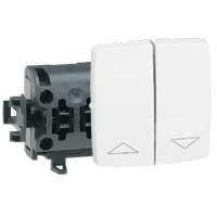 Logo Inter pour volets roulants appareillage saillie composable - blanc 086113