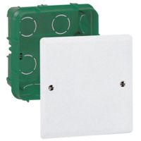 Logo Bo�te compl�te batibox pour d�rivation - rectangulaire - 85x85x40 mm 089271