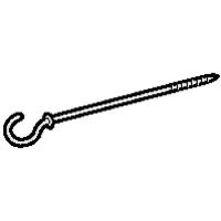 Logo Crochet pour suspension de luminaire batibox b�ton - long. 120 mm 089584