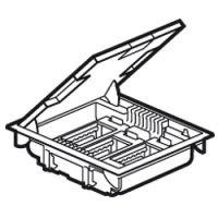 Logo Bo�te de sol haut. 75-105 - � �quiper - 12 mod - couv rev�tement gris ral 7031 089606