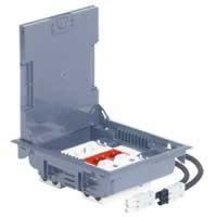 Logo Bo�te de sol haut. 75-105 - 4x2p+t (2 d�tromp) + 2xrj 45 - 12 mod - couv inox 089640