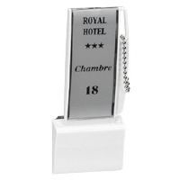 Logo Badge porte-cl� - pour utilisation avec interrupteur � badge - porte-�tiquette 089806