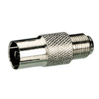 Logo Adaptateur tv fiche 9,52 mm femelle / ''f'' femelle 091049