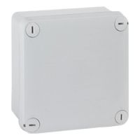 Logo Bte carre 105x105x55 tanche plexo gris - face lisse -ip55/ik07- 650c 092020