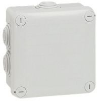 Logo Bte carre 105x105x55 tanche plexo gris - embout (7) -ip55/ik07- 650c 092022