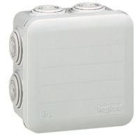 Logo Bte carre 105x105x55 tanche plexo blanc - embout (7) -ip55/ik07- 650c 092023