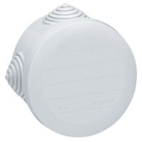 Logo Bte ronde  60/h 40 tanche plexo gris - embout gradins (4) -ip55/ik07- 650c 092201