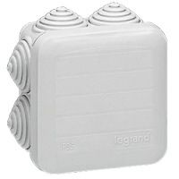 Logo Bte carre 65x65x40 tanche plexo gris - embout gradins (7) -ip55/ik07- 650c 092205
