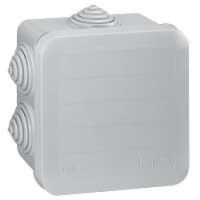 Logo Bte carre 80x80x45 tanche plexo gris - embout gradins (7) -ip55/ik07- 650c 092206