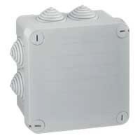 Logo Bte carre 105x105x55 tanche plexo gris - embout gradins (7) -ip55/ik07- 650c 092207