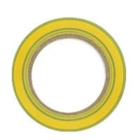 Logo Ruban adh�sif - pvc - 15 mm x 10 m - vert-jaune 093094