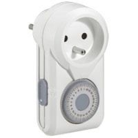 Logo Programmateur journalier - 230v -16 a - q 1 fiche 2p+t / 1 socle 2p+t 095860