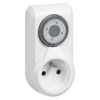 Logo Programmateur hebdomadaire - 230v -16 a - �q 1 fiche 2p+t / 1 socle 2p+t 095861