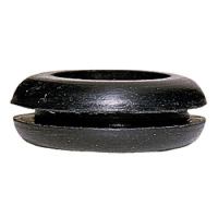 Logo Passe-fil pvc noir - pour fil  maxi 3,5 -  perage 6 098090