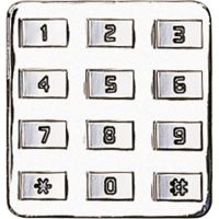 Logo Clavier cod� pour s�rie 200 audio � clavier cod� 308926