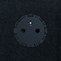 Logo Art d'arnould - epure - prise 2p+t 16a 250v - noir mat 67831