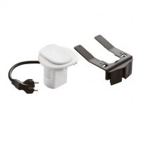 Logo Module de bureau encastr� programme mosaic - 1 prise 2p+t - blanc 054050