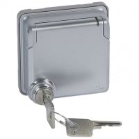 Logo Adaptateur avec volet � cl� ip 55- prog soliroc - pour fonction mosaic- ik 10 077884