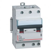 Logo Disjoncteur dx� 4500 - vis/vis - 3p - 400 v~ - 32a - 6ka - courbe c - 1 mod 406895