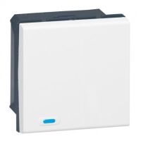 Logo Commande filaire bus/knx programme mosaic - 1 touche/2 appuis - blanc 078495