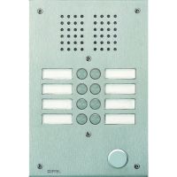 Logo Platine de rue s�rie 100 audio - fa�ade inox 2,5 mm - 8 appels 308108