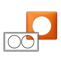 Logo Plaque c�liane - m�tal - 2 postes pour r�novation - orange snake 068768