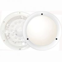 Logo Hublot koreo arc rond taille 2 blanc 18 leds 4000k d�tection+pr�avis+veille 820108