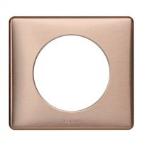 Logo Plaque c�liane - m�tal - 1 poste - copper 068991