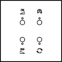 Logo Commande diffusion sonore art d'arnould epure myhome bus - acier miroir 67685