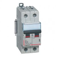 Logo Disj dx 6000 -vis/vis- 2p-230/400v~ -32a-10ka - courbe b-peigne hx trad 2p- 2m 407497