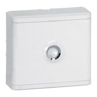 Logo Habillage + porte blanche pour platines de branchement drivia - blanc ral 9003 401185